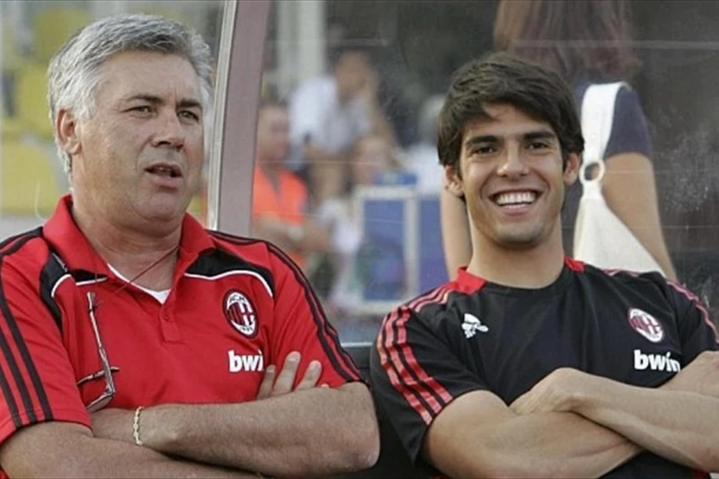 Carlo Ancelotti ve Kaka Yeniden Bir Arada