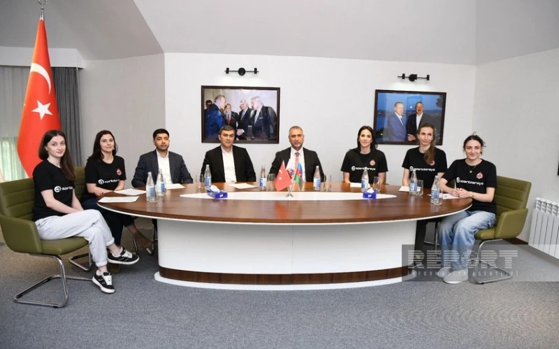 Azerbaycan'da Yeni Kurulan "DH Volley Baku" Kulübünün Tanıtım Töreni Gerçekleşti