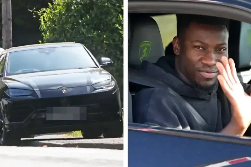 Onana'nın "Lamborghini Urus"u otoparka çekildi
