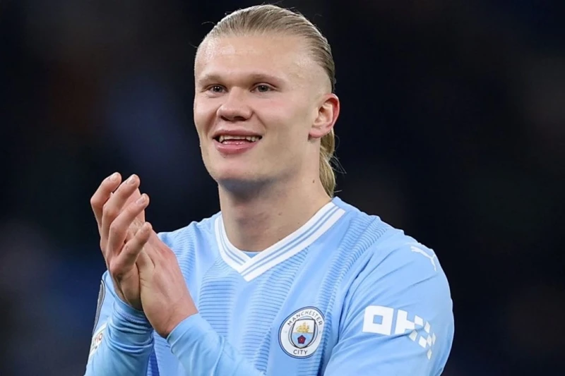 Manchester City'de Haaland Sevinci