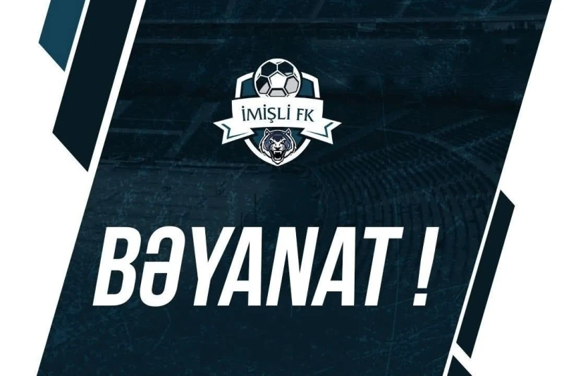 "İmişli" açıklama yayınladı