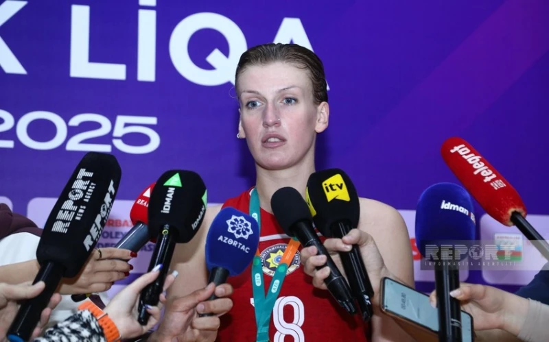 "Azerreyl" voleybol takımının oyuncusu, Süper Lig'de kazandıkları şampiyonlukla ilgili düşüncelerini paylaştı