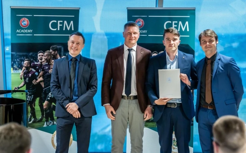 AFFA çalışanı UEFA Akademisi eğitim programını yüksek başarıyla tamamladı