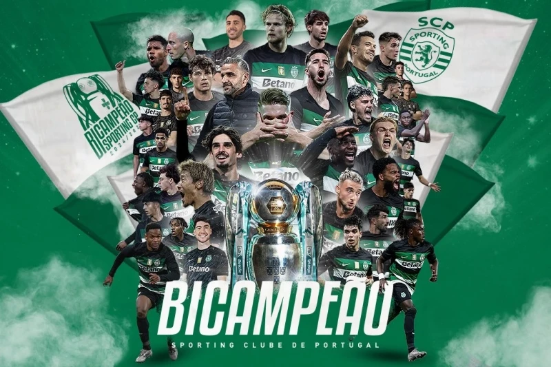 "Sporting" şampiyon! - Tarihinde 21. kez