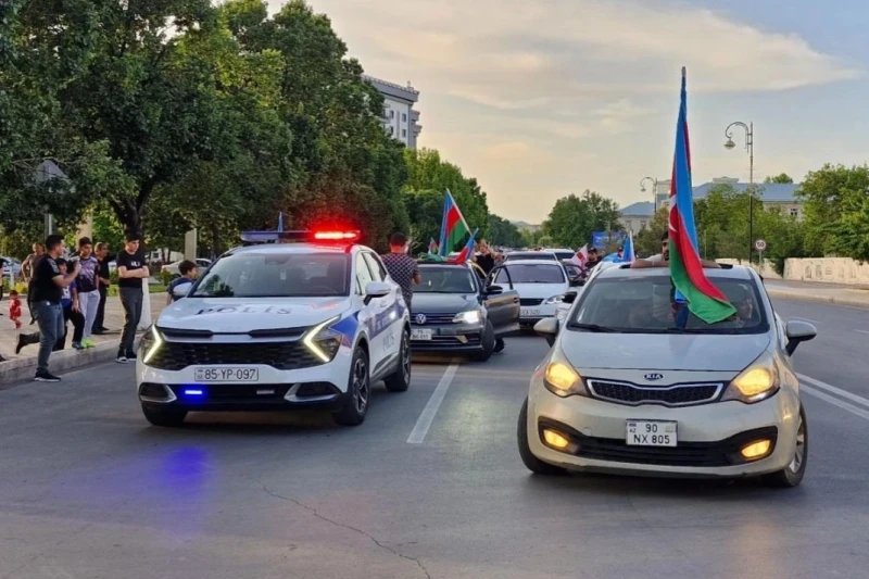 Nahçıvan'da "Aras" Nehri taştı - FOTO/VİDEO