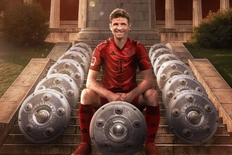 Thomas Müller kariyerinde 35. şampiyonluğunu kazandı