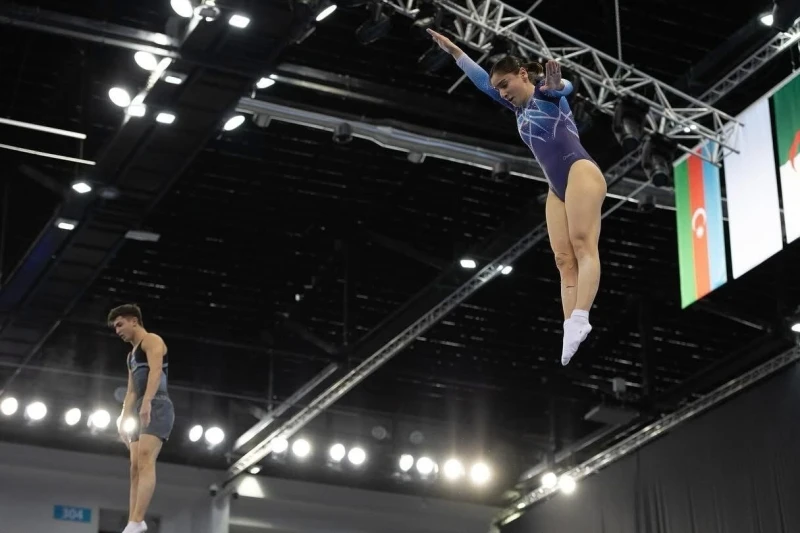 Azerbaycanlı Trampolinciler Nanjing'de Yarışacak