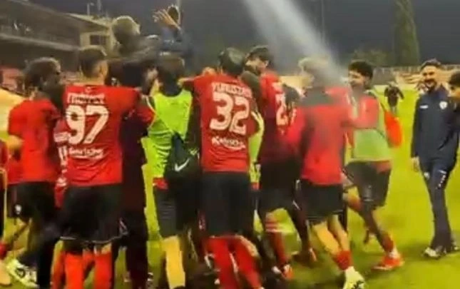 İşte Gabala'nın Şampiyonluk Sevinci
