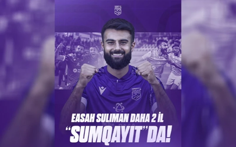 "Sumgayıt" futbolcuyla sözleşmesini uzattı