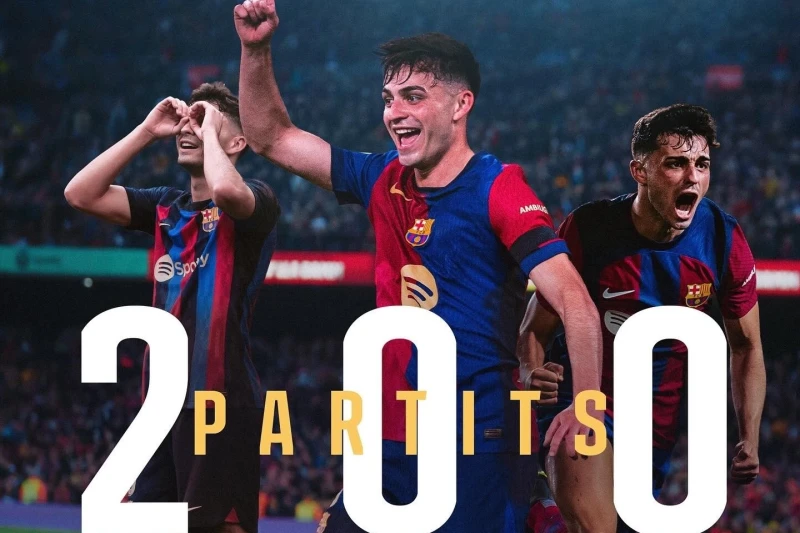 Pedri'nin rekoru - 200 maç