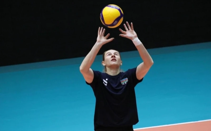 Azerbaycan Kadın Voleybol Milli Takımı Oyuncusu İsrail Şampiyonası'nı Kazandı