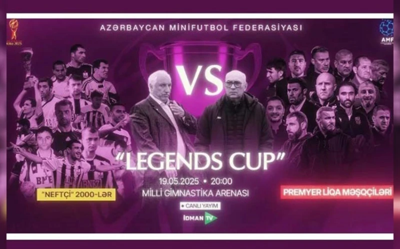 Azerbaycan futbolunun efsaneleri arasında maç yapılacak