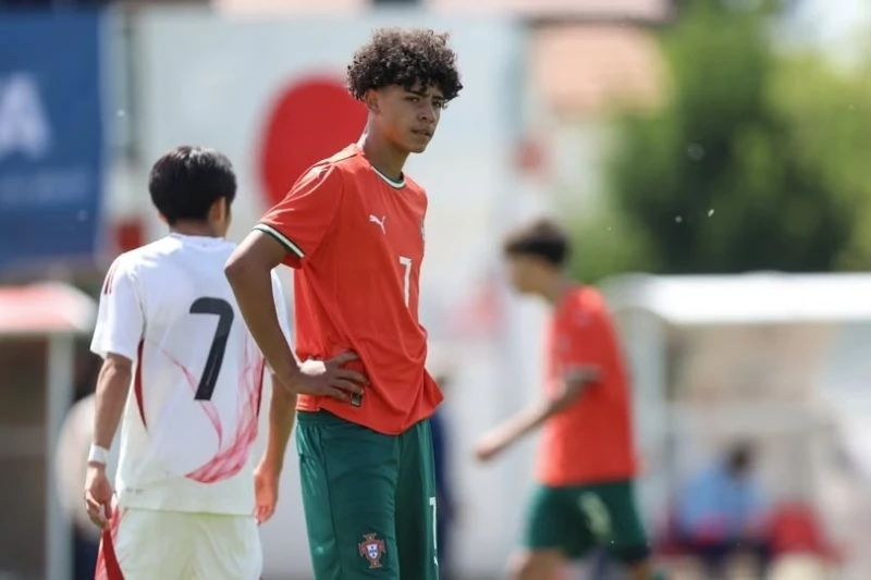 Cristiano Ronaldo'nun oğlu Portekiz milli takımında ilk maçına çıktı
