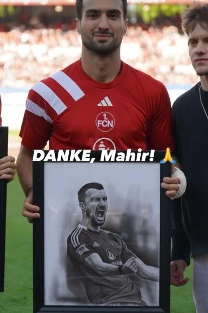 "Nürnberg" bugünkü maçta Mahir'e bu şekilde teşekkür etti