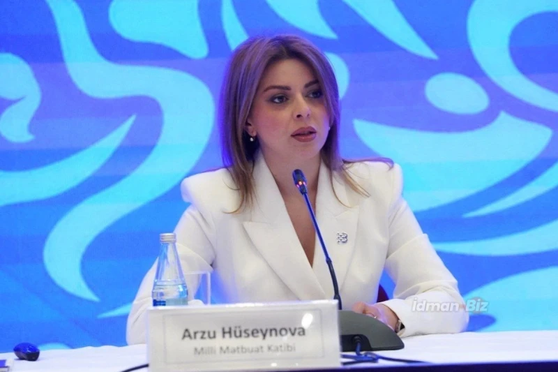 Arzu Hüseynova dedi ki: "Ülkemizde düzenlenen tüm etkinliklerde başarılı olduk"