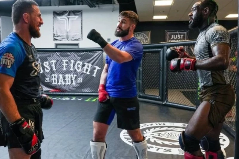 Nazim Sadıkhov, UFC şampiyonu ile birlikte Bakü turnuvasına hazırlanıyor - FOTO