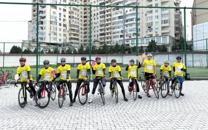Azerbaycanlı Sporcular "Adil Oyun ve Barış İçin Avrupa'yı Geçelim" Bayrak Yarışına Katıldılar