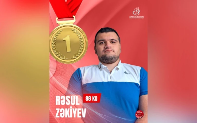 Azerbaycanlı Para Powerliftingci Dünya Kupası'nda 2 Altın Madalya Kazandı