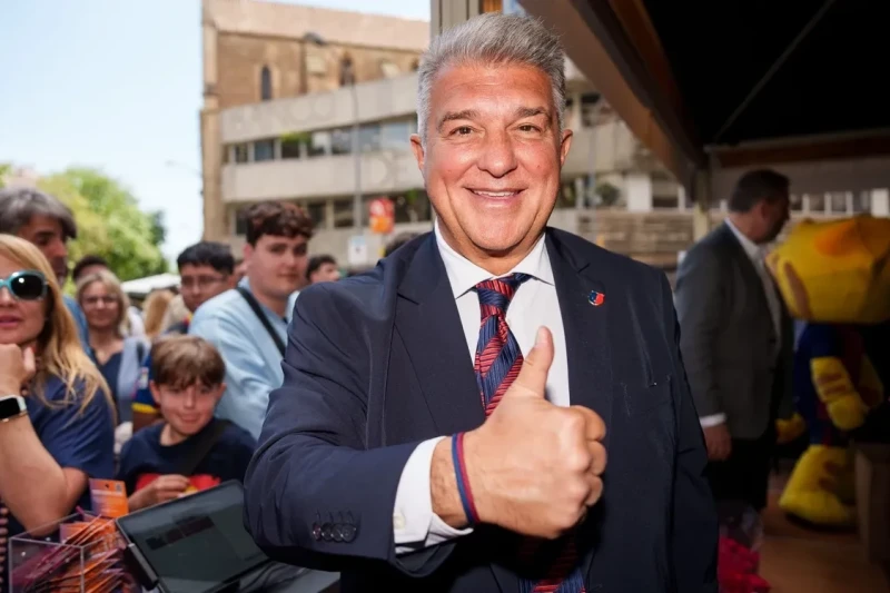 Joan Laporta: "Sözleşme uzatımı konusunda neredeyse anlaşmaya varıldı."