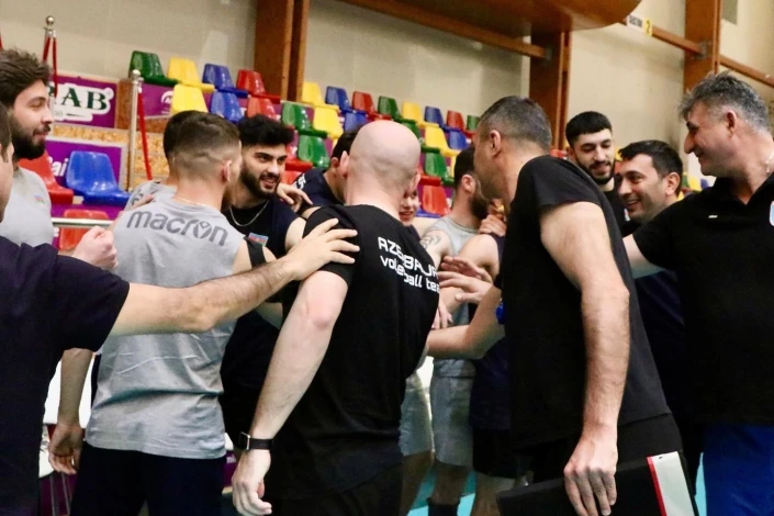 Azerbaycan Milli Takımı Avrupa Gümüş Ligi'ne hazırlanıyor - FOTO