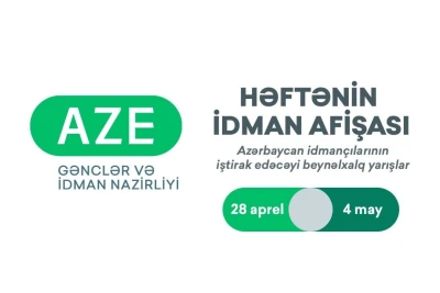 Uluslararası yarışmaların HAFTALIK SPOR AFİŞİ