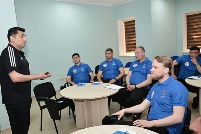 UEFA PRO kategori antrenörlük kursunun ilk aşaması Bakü'de yapıldı