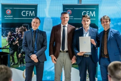 AFFA çalışanı UEFA Akademisi eğitim programını yüksek başarıyla tamamladı