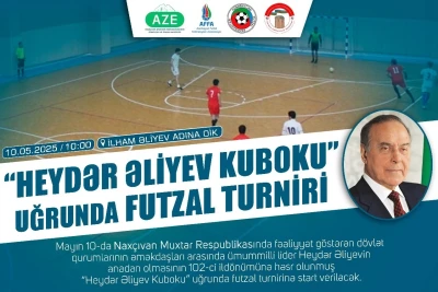 Nahçıvan'da "Haydar Aliyev Kupası" kura çekimi töreni yapıldı