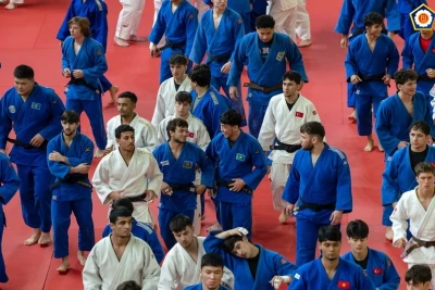 Azerbaycanlı judocular Türkiye'de düzenlenen uluslararası eğitim kampına katıldılar