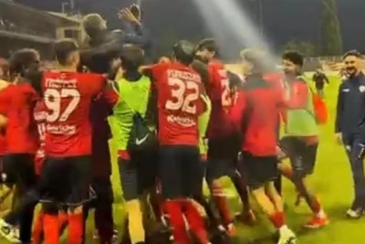 İşte Gabala'nın Şampiyonluk Sevinci