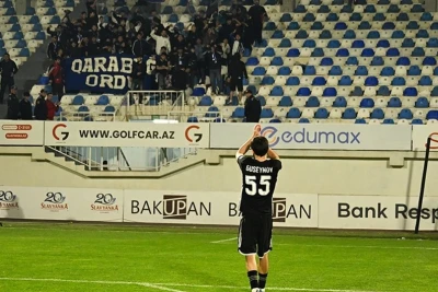"Karabağ"lı futbolcu Mahmud Kurbanov'un başarısını tekrarladı