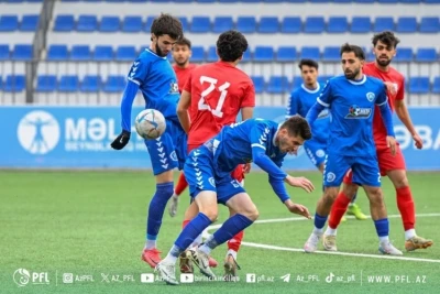 1. Lig'de "Mingeçevir" ve "Karadağ Lokbatan" takımları galip geldi