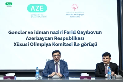 Ferid Qayıbov Özel Olimpiyatlar Komitesi temsilcileriyle görüştü
