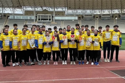 Azerbaycanlı sporcular Bakü'den Brüksel'e sembolik mesafeyi başarıyla katettiler - FOTO
