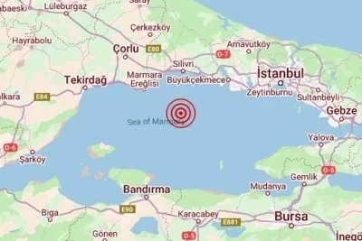 İstanbul'da Deprem - spor programlarının canlı yayınından görüntüler